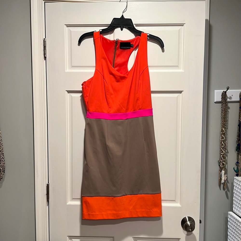 Cynthia Rowley color block sleeveless dress - size medium